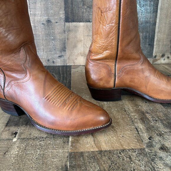 El Dorado Vintage Handmade Western Cowboy Boots Mens 10 D - Picture 12 of 12